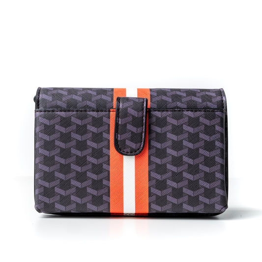 Black/Orange Game Day Stadium Bag