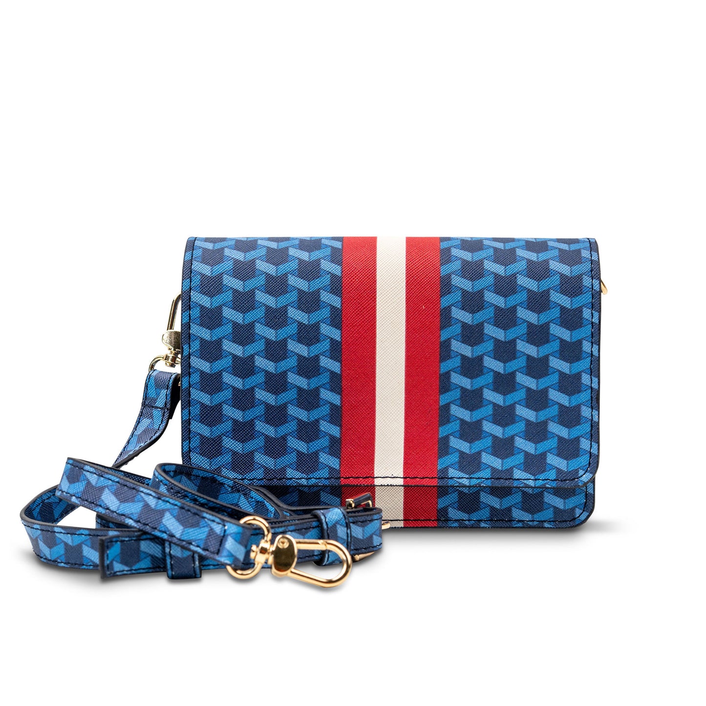 Blue/Red Game Day Stadium Bag