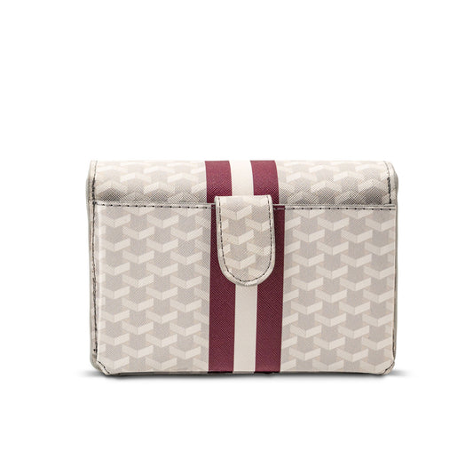 White/Maroon Game Day Stadium Bag