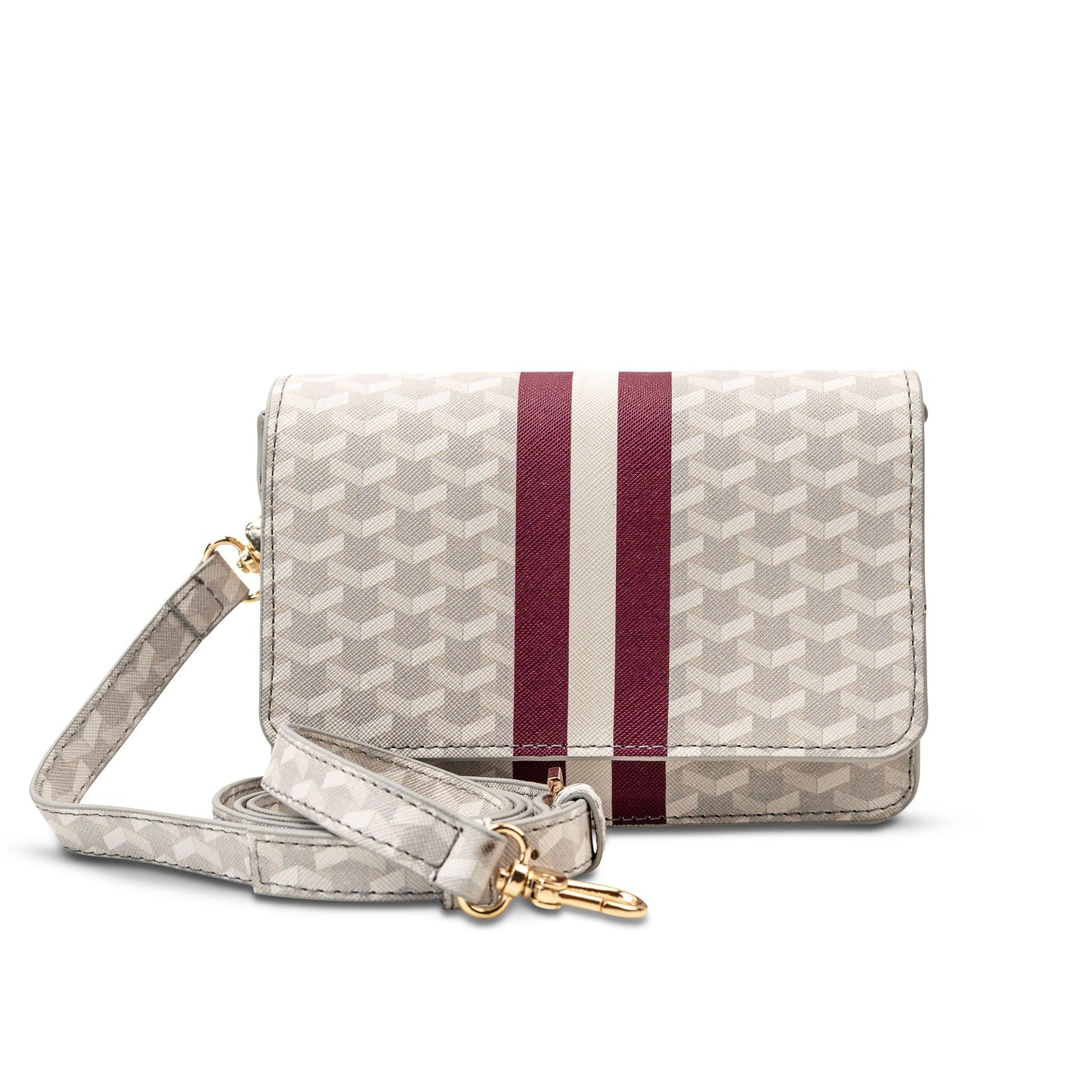 White/Maroon Game Day Stadium Bag
