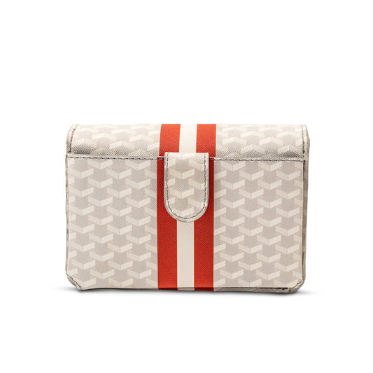White/Orange Game Day Stadium Bag