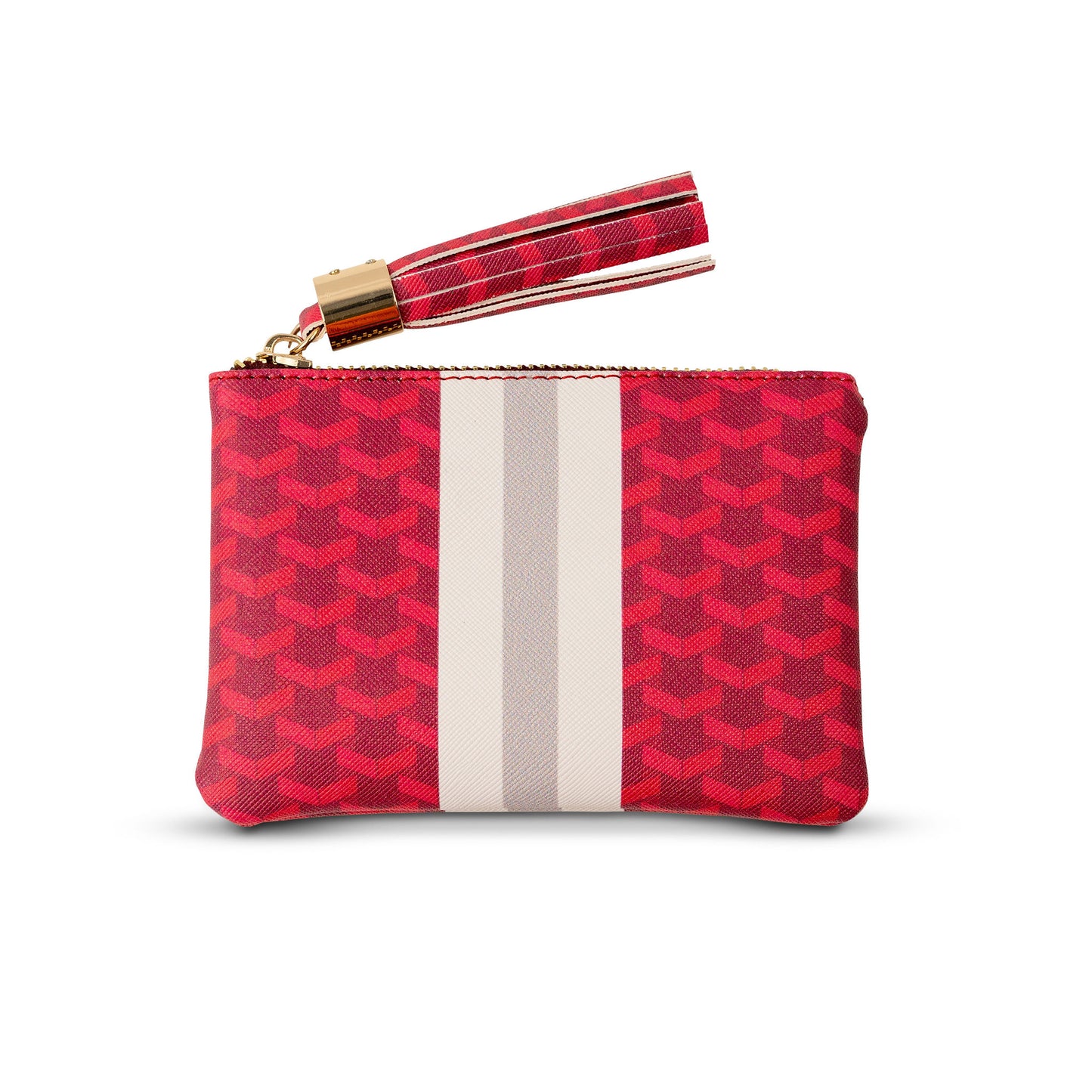 The Zipper Pouch - Crimson (Cardinal)