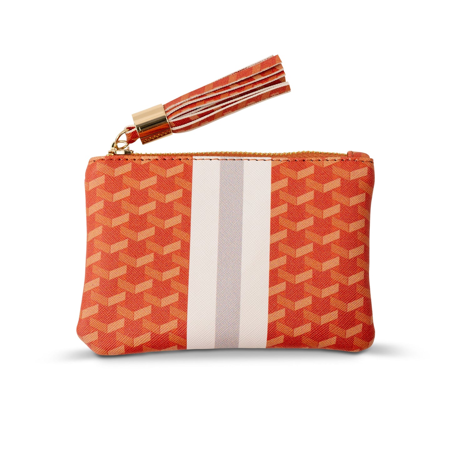 The Zipper Pouch - Burnt Orange