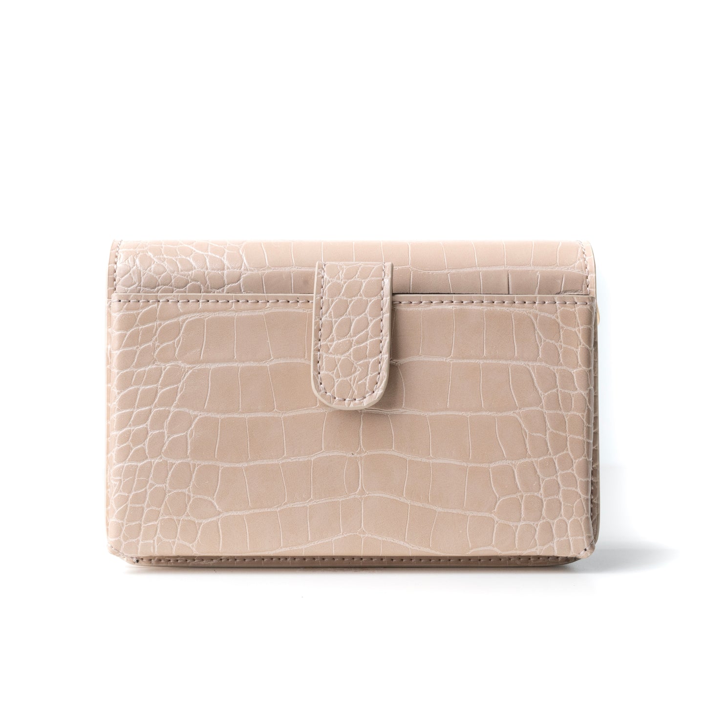 Taupe Croc Stadium Bag