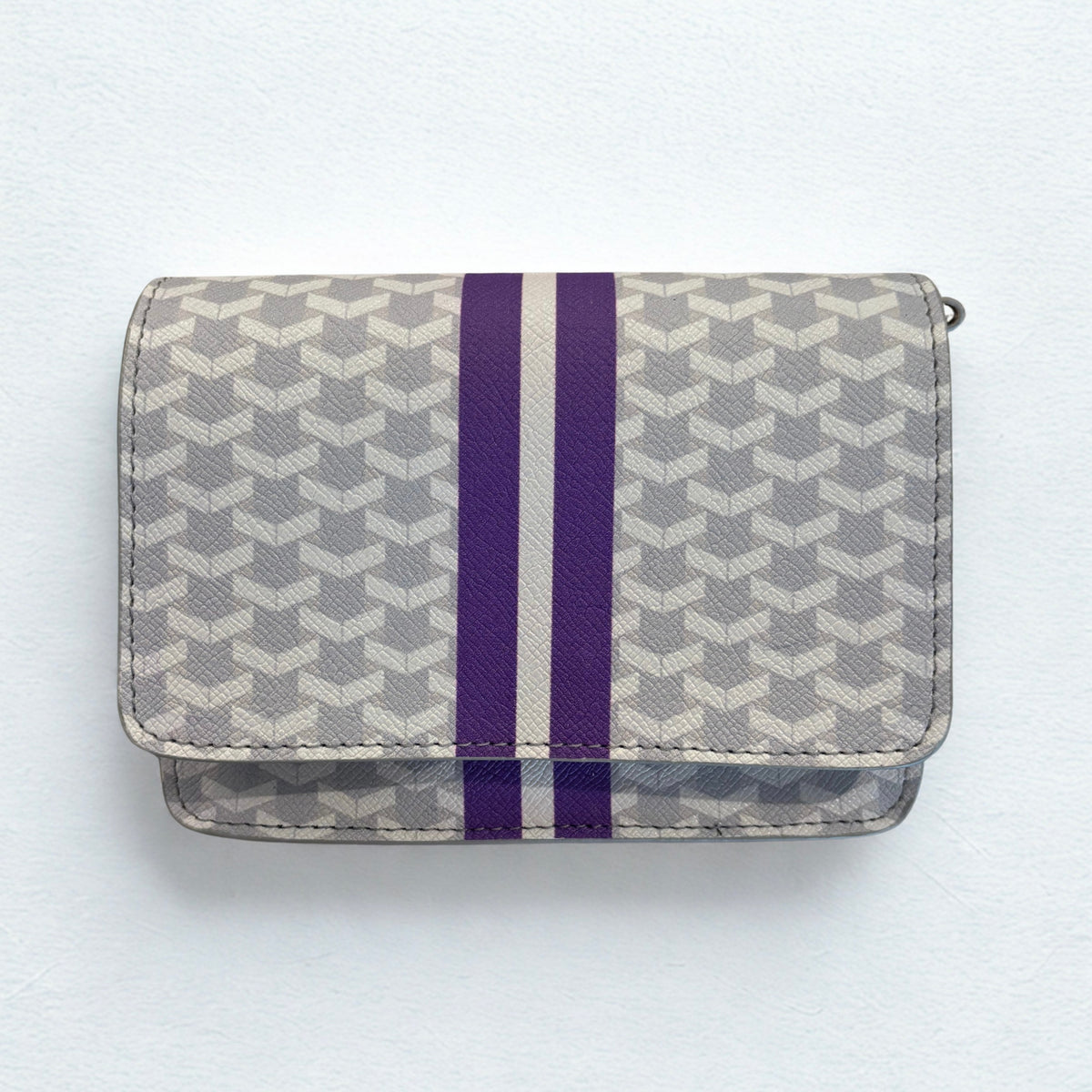 White/Purple Game Day Stadium Bag