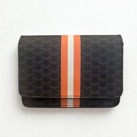 Black/Orange Game Day Stadium Bag