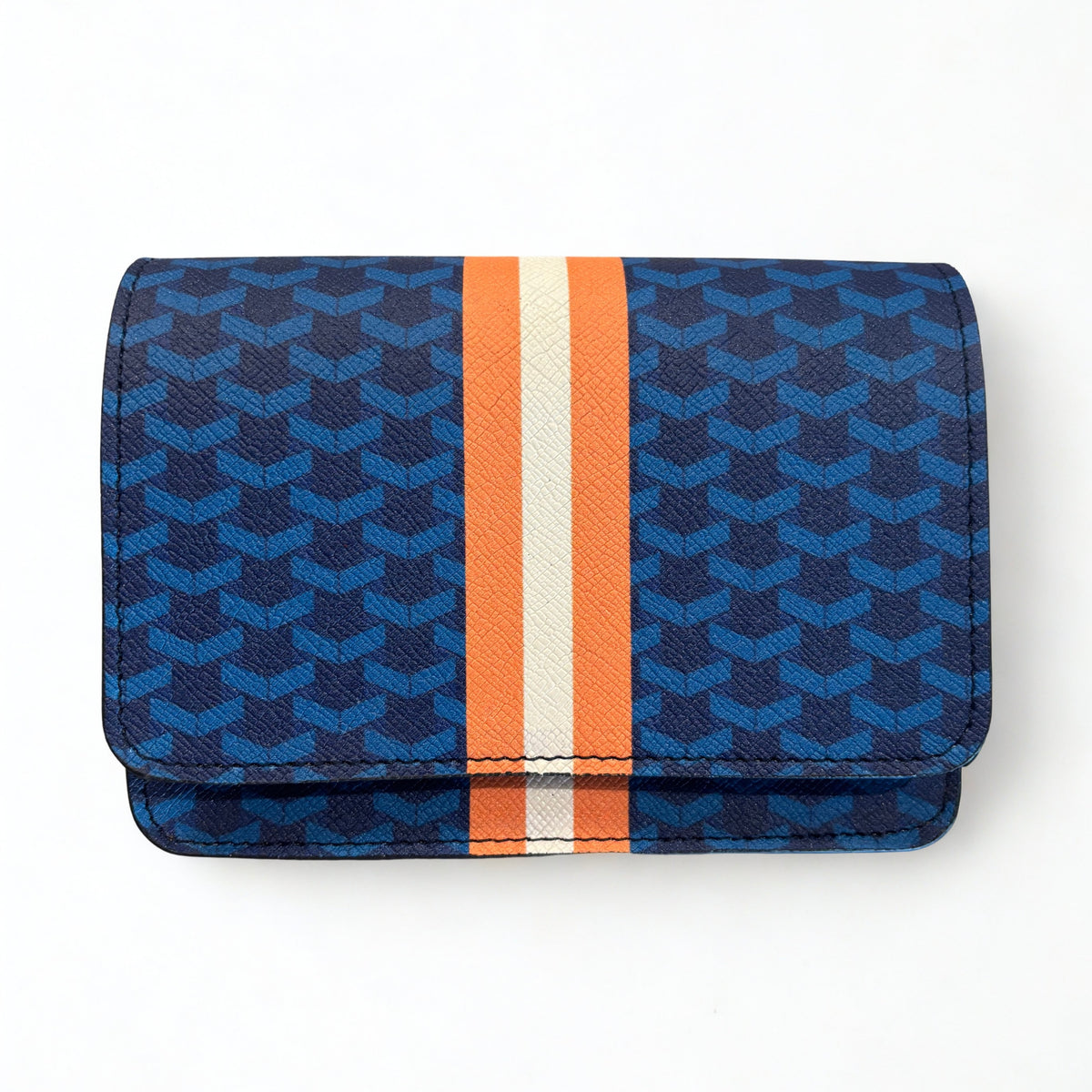 Navy/Orange Game Day Stadium Bag