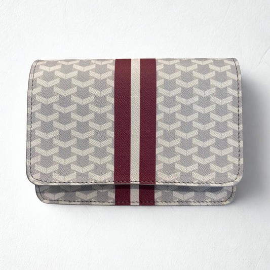 White/Maroon Game Day Stadium Bag