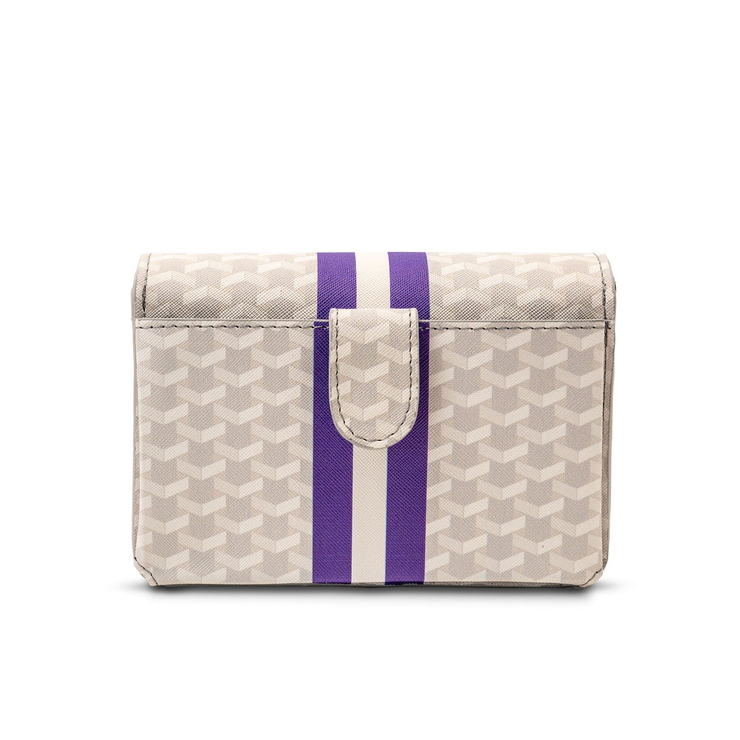 White/Purple Game Day Stadium Bag
