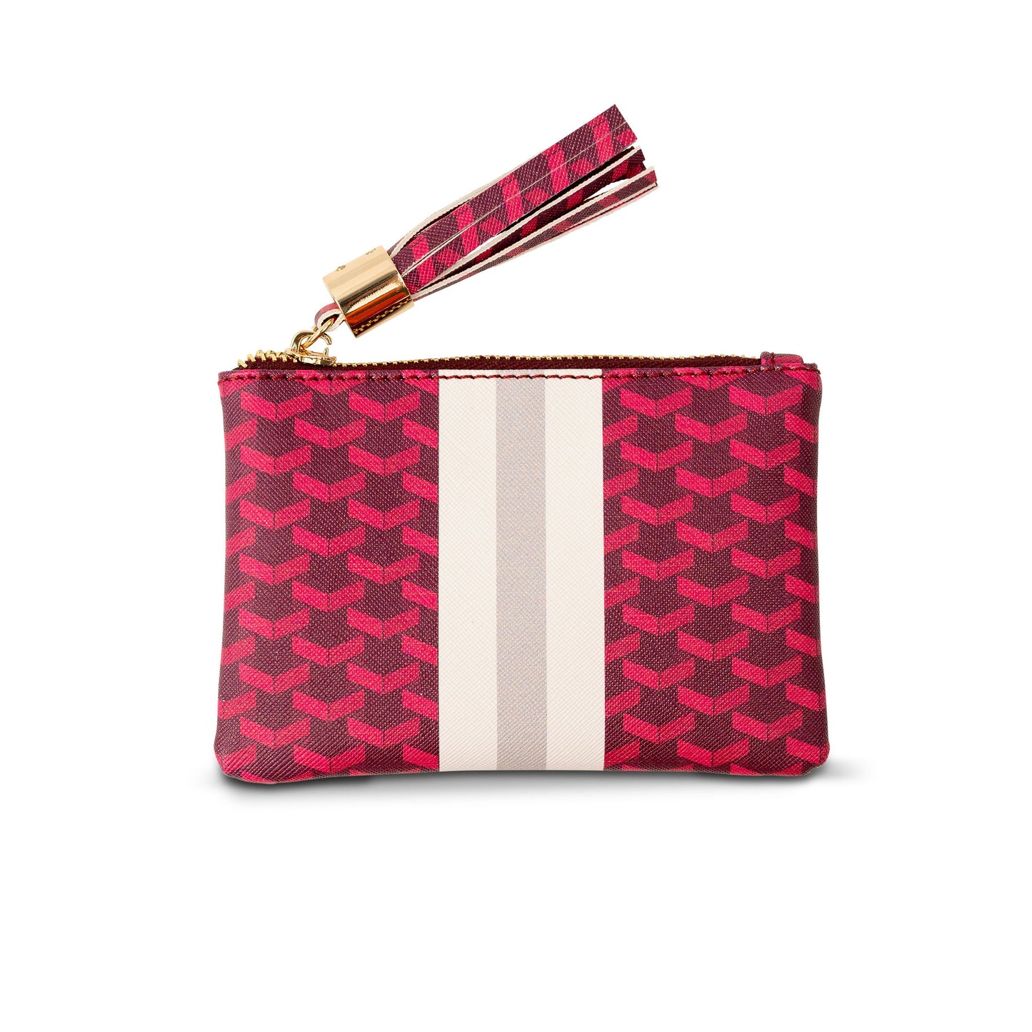 The Zipper Pouch - Maroon