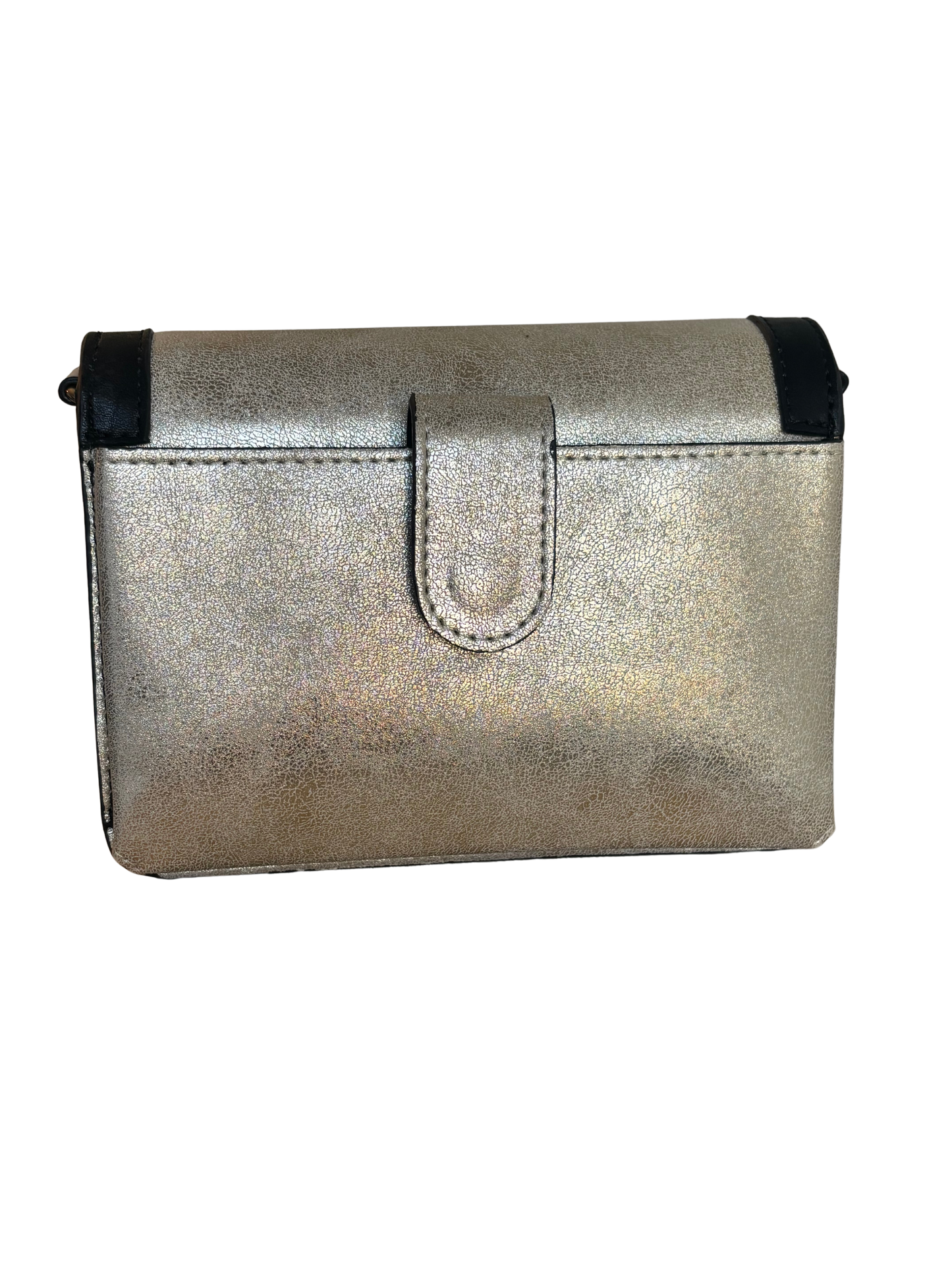 Champagne Gold/Black Horse Bit Crossbody