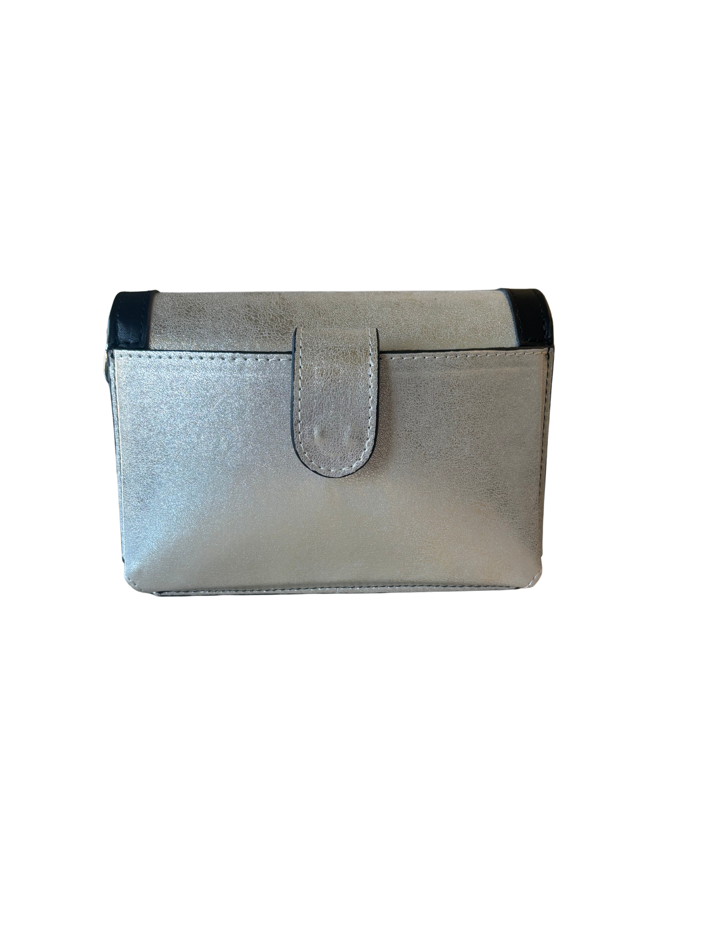 Silver/Black Horse Bit Crossbody